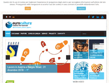 Tablet Screenshot of eurocultura.it